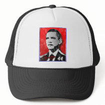Barack Obama Red Portrait Hat