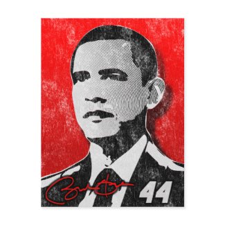 Barack Obama Red Portrait