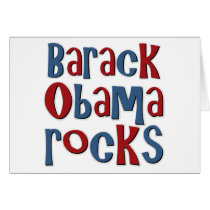 Barack Obama Rocks cards by TeeShirtsTShirts Barack Obama Rocks cards