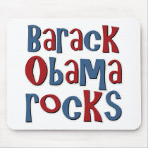 Barack Obama Rocks mousepads by TeeShirtsTShirts Barack Obama Rocks mousepads