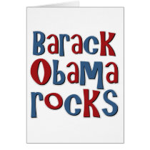 Barack Obama Rocks Tees and Gifts cards by TeeShirtsTShirts Barack Obama Rocks Tees and Gifts cards