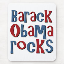 Barack Obama Rocks Tees and Gifts mousepads