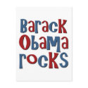 Barack Obama Rocks Tees and Gifts postcards by TeeShirtsTShirts Barack Obama Rocks Tees and Gifts postcards