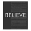 Barack Obama’s Victory Speech "believe" poster posters