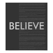 Barack Obama’s Victory Speech "believe" poster posters