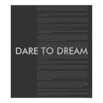 Barack Obama’s Victory Speech "dare to dream" posters