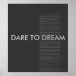 Barack Obama’s Victory Speech "dare to dream" posters