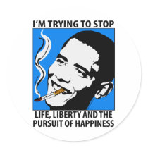 Barack Obama Satire / Parody Sticker stickers