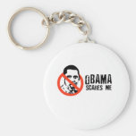 BARACK OBAMA SCARES ME KEYCHAINS