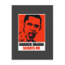 BARACK OBAMA SCARES ME POST CARDS