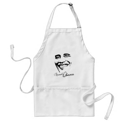 Barack Obama Signature Apron by obama_tshirts