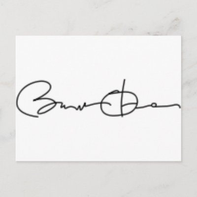 Barrack Obama Signature