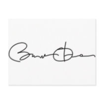 Barack Obama Signature postcards