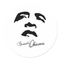 Barack Obama Signature stickers