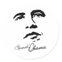 Barack Obama Signature stickers