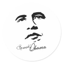 Barack Obama Signature stickers