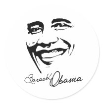 Barack Obama Signature stickers