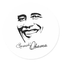 Barack Obama Signature stickers