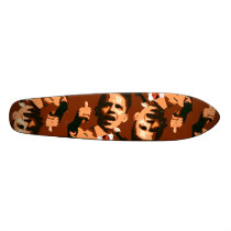 Barack Obama skateboards