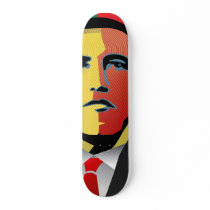 Barack Obama skateboards