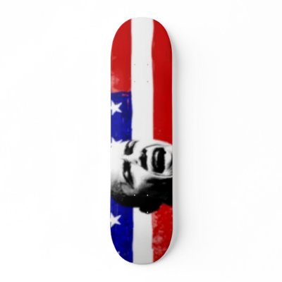 Barack Obama Skateboard by FetePromotions