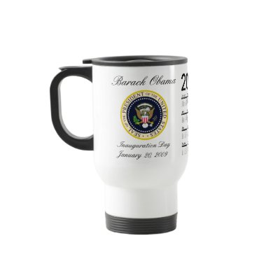 Barack Obama Sketch - Traval Mug by inauguration_2009