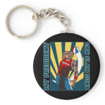 Barack Obama Slam Dunk Keychains