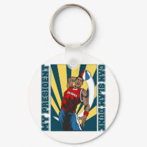 Barack Obama Slam Dunk keychains by BarackObamaGifts Barack Obama Slam Dunk keychains