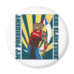 Barack Obama Slam Dunk Refrigerator Magnets