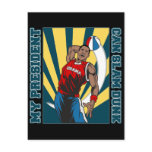 Barack Obama Slam Dunk Post Card