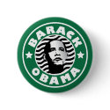 Barack Obama Star Caffeine buttons by spacedust Barack Obama Star Caffeine buttons