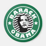 Barack Obama Star Caffeine Fridge Magnet