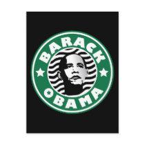 Barack Obama Star Caffeine postcards by spacedust Barack Obama Star Caffeine postcards