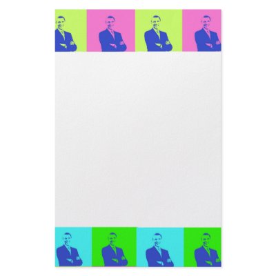 Barack Obama Stationery by original_designs