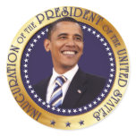 Barack Obama Round Sticker