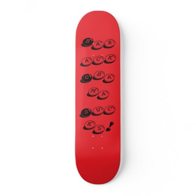 Barack Obama Sucks Skateboard by isaac96