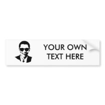 Barack Obama Sunglasses bumper stickers by obamashirts Barack Obama Sunglasses bumper stickers