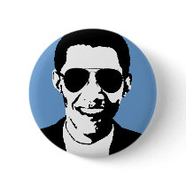 Barack Obama sunglasses buttons by ElectionGear Barack Obama sunglasses buttons
