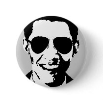 Barack Obama sunglasses buttons by ElectionGear Barack Obama sunglasses buttons