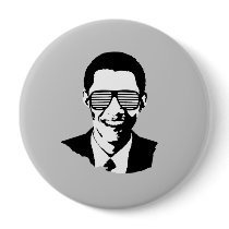 Barack Obama Sunglasses buttons by obamashirts Barack Obama Sunglasses buttons