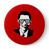 Barack Obama Sunglasses buttons by obamashirts Barack Obama Sunglasses buttons