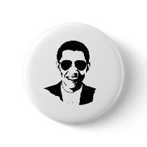 Barack Obama sunglasses buttons by ElectionGear Barack Obama sunglasses buttons