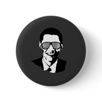 Barack Obama Sunglasses buttons by obamashirts Barack Obama Sunglasses buttons