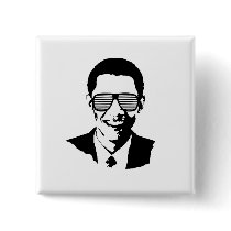 Barack Obama Sunglasses buttons by obamashirts Barack Obama Sunglasses buttons