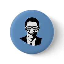 Barack Obama Sunglasses buttons by obamashirts Barack Obama Sunglasses buttons