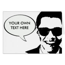 Barack Obama Sunglasses cards by Politicaltshirts Barack Obama Sunglasses cards