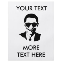 Barack Obama Sunglasses flyers by obamashirts Barack Obama Sunglasses flyers