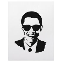 Barack Obama Sunglasses letterhead by obamashirts Barack Obama Sunglasses letterhead