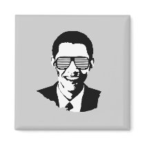 Barack Obama Sunglasses magnets by obamashirts Barack Obama Sunglasses magnets