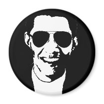 Barack Obama sunglasses magnets by ElectionGear Barack Obama sunglasses magnets